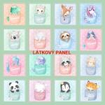 BAVLNĚNÉ LÁTKY- PANELY, REPRODUKCE OBRAZŮ,ŠICÍ STROJE