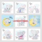 BAVLNĚNÉ LÁTKY- PANELY, REPRODUKCE OBRAZŮ,ŠICÍ STROJE