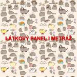 BAVLNĚNÉ LÁTKY- PANELY, REPRODUKCE OBRAZŮ,ŠICÍ STROJE