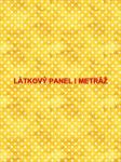 BAVLNĚNÉ LÁTKY- PANELY, REPRODUKCE OBRAZŮ,ŠICÍ STROJE