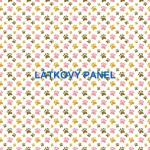 BAVLNĚNÉ LÁTKY- PANELY, REPRODUKCE OBRAZŮ,ŠICÍ STROJE
