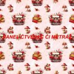 BAVLNĚNÉ LÁTKY- PANELY, REPRODUKCE OBRAZŮ,ŠICÍ STROJE