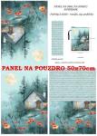 BAVLNĚNÉ LÁTKY- PANELY, REPRODUKCE OBRAZŮ,ŠICÍ STROJE