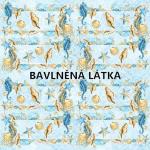 BAVLNĚNÉ LÁTKY- PANELY, REPRODUKCE OBRAZŮ,ŠICÍ STROJE