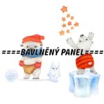 BAVLNĚNÉ LÁTKY- PANELY, REPRODUKCE OBRAZŮ,ŠICÍ STROJE