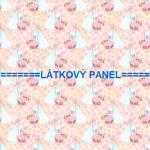 BAVLNĚNÉ LÁTKY- PANELY, REPRODUKCE OBRAZŮ,ŠICÍ STROJE