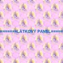 BAVLNĚNÉ LÁTKY- PANELY, REPRODUKCE OBRAZŮ,ŠICÍ STROJE