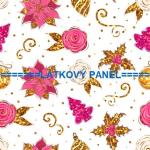 BAVLNĚNÉ LÁTKY- PANELY, REPRODUKCE OBRAZŮ,ŠICÍ STROJE