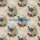 BAVLNĚNÉ LÁTKY- PANELY, REPRODUKCE OBRAZŮ,ŠICÍ STROJE