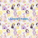 BAVLNĚNÉ LÁTKY- PANELY, REPRODUKCE OBRAZŮ,ŠICÍ STROJE