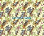 BAVLNĚNÉ LÁTKY- PANELY, REPRODUKCE OBRAZŮ,ŠICÍ STROJE