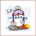 BAVLNĚNÉ LÁTKY- PANELY, REPRODUKCE OBRAZŮ,ŠICÍ STROJE