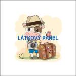 BAVLNĚNÉ LÁTKY- PANELY, REPRODUKCE OBRAZŮ,ŠICÍ STROJE